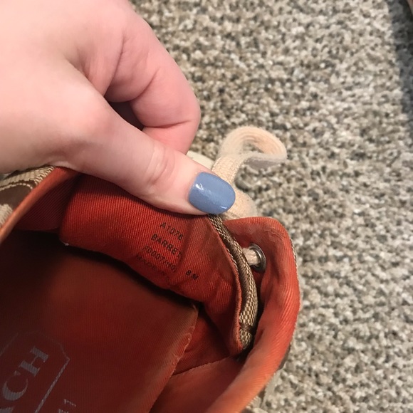 Coach brown canvas sneakers - Picture 4 of 4